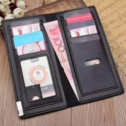 Imported Long Fold Leather Wallet