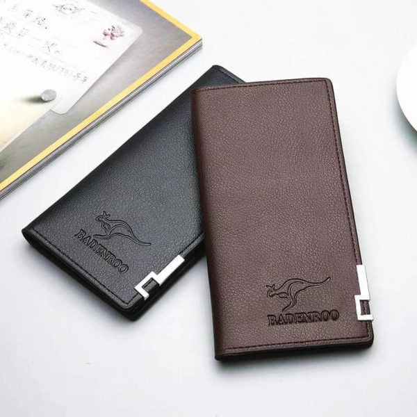 Imported Long Fold Leather Wallet