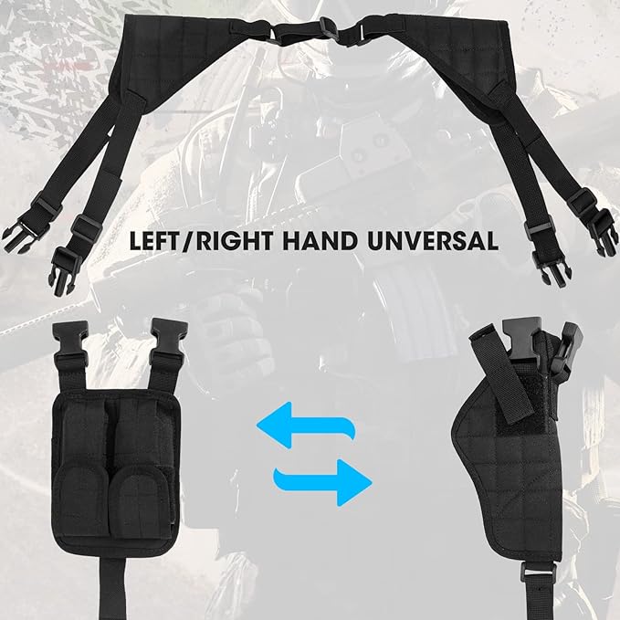 Universal Shoulder Holster – Adjustable Concealed Carry for Pistols & Handguns
