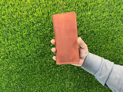Elegant Long Wallet for Men – Genuine Leather, Stylish & Spacious