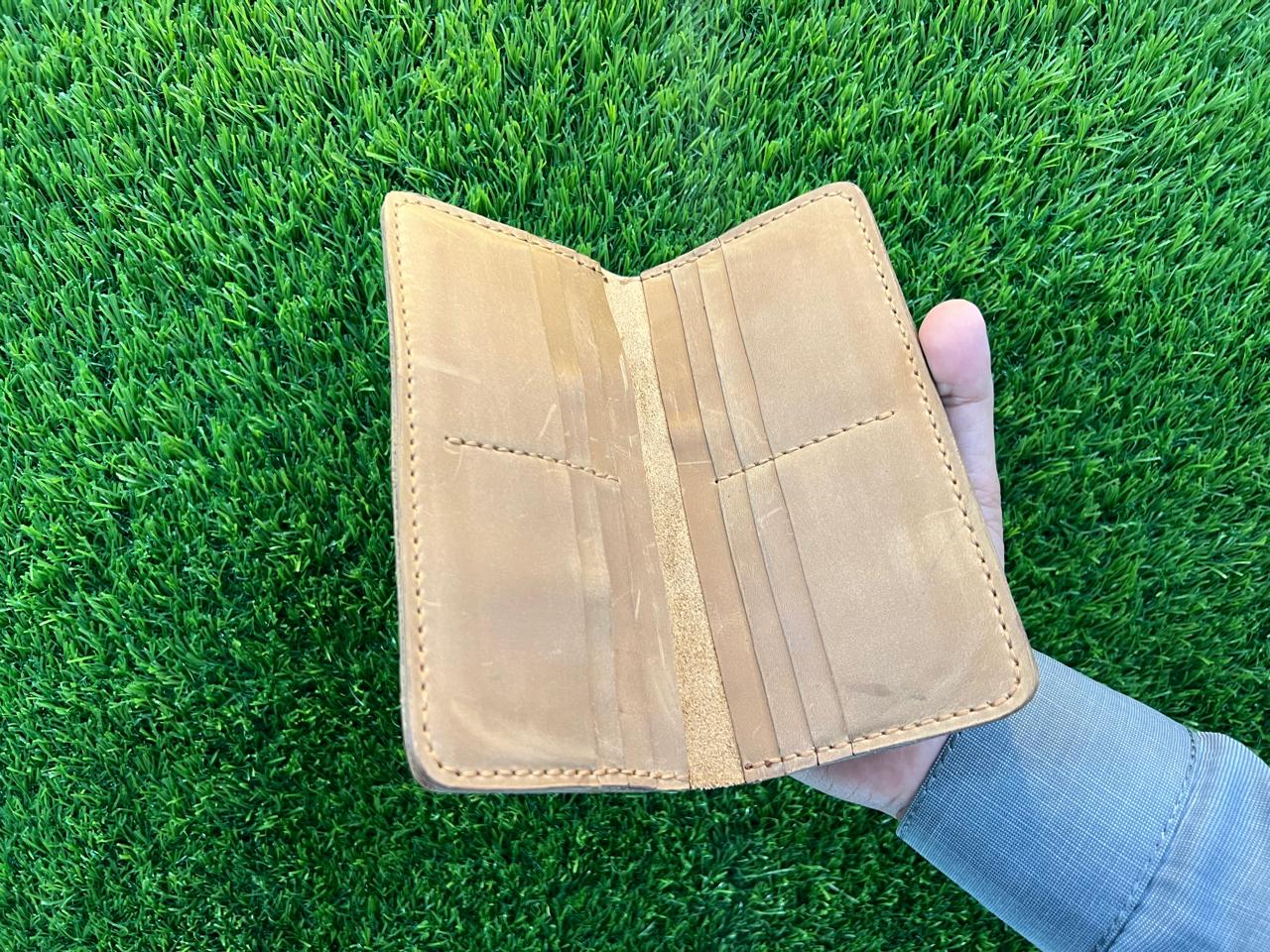 Elegant Long Wallet for Men – Genuine Leather, Stylish & Spacious
