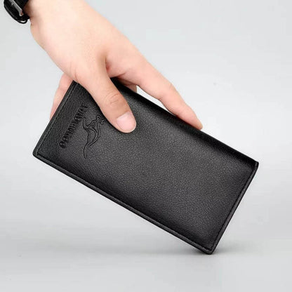 Imported Long Fold Leather Wallet