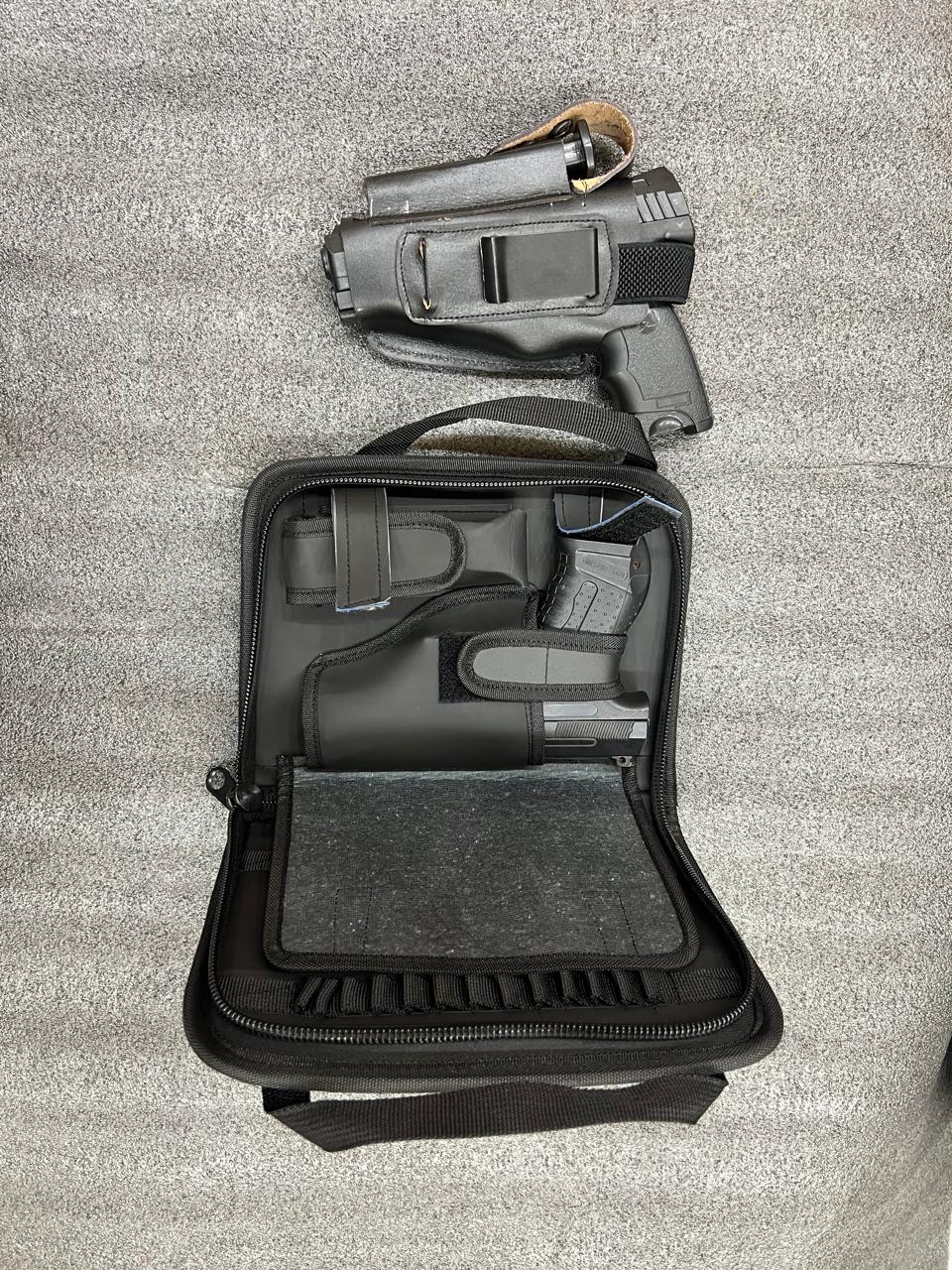 Pistol Bag with Separate Pistol Cover – Ammo & Magazine Storage