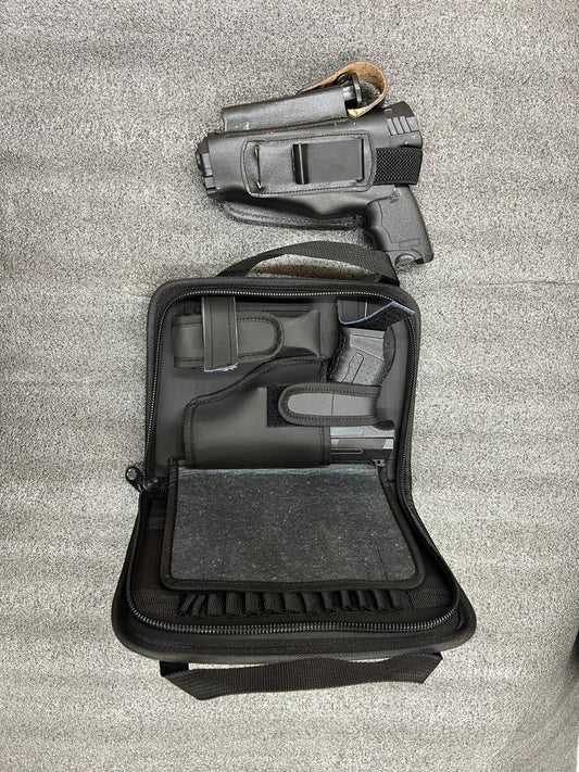 Pistol Bag with Separate Pistol Cover – Ammo & Magazine Storage